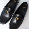 Celine Luco Black Leather Loafers