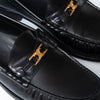 Celine Luco Black Leather Loafers