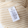 Celine Cream Ribbed Knit SleevelessTop