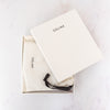 Celine C Charm Quilted Silver Leather Coin Purse