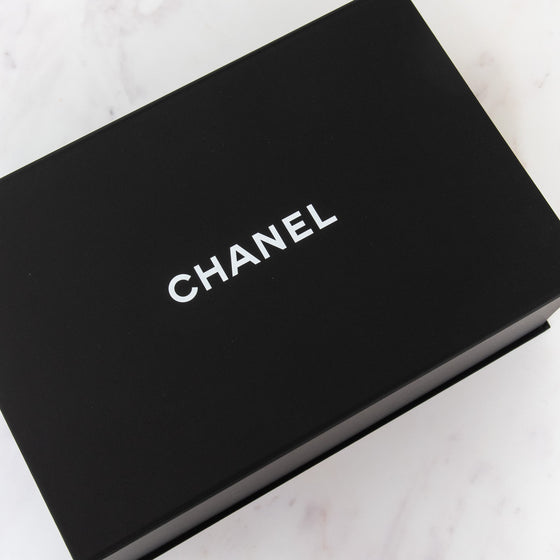 Chanel Small Kelly Shopping Bag in Black Calfskin Leather with Brushed Gold Hardware