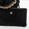 Chanel 25 Medium Black Suede Hobo Bag 2025