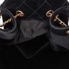 Chanel 25 Medium Black Suede Hobo Bag 2025