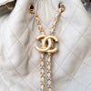 Chanel 25 Medium Grey Caviar Leather Hobo Bag