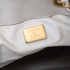 Chanel 25 Medium Grey Caviar Leather Hobo Bag