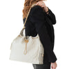 Chanel 25 Medium Grey Caviar Leather Hobo Bag