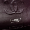 Chanel Aubergine Classic Quilted Medium Double Flap  Bag Lambskin Leather Gunmetal Tone Hardware