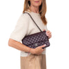 Chanel Aubergine Classic Quilted Medium Double Flap  Bag Lambskin Leather Gunmetal Tone Hardware