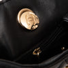 Chanel Black V Chevron Shopping Tote Bag