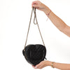 **UNUSED** Chanel Black Leather Heart Bag 2025