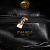 Chanel Black Vintage Crocodile Top Handle CC Tote Bag