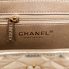 Chanel Champagne Metallic Gold Leather Small Kelly Shopping Bag
