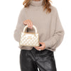 Chanel Champagne Metallic Gold Leather Small Kelly Shopping Bag
