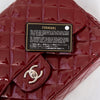 Chanel Red Patent Leather Jumbo Double Flap Classic Bag