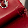 Chanel Red Patent Leather Jumbo Double Flap Classic Bag