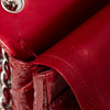 Chanel Red Patent Leather Jumbo Double Flap Classic Bag