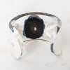 Chanel Vintage Black Camelia Resin Cuff Bangle