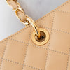Chanel Beige Leather Grand Shopper Tote Bag