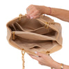 Chanel Beige Leather Grand Shopper Tote Bag