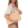 Chanel Beige Leather Grand Shopper Tote Bag