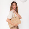 Chanel Beige Leather Grand Shopper Tote Bag