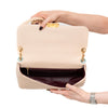 Chanel Beige Chic With Me Leather Flap Bag