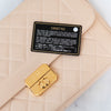 Chanel Beige Chic With Me Leather Flap Bag