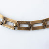 Chanel Vintage Antique Gold Tone Chain Link Belt