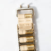 Chanel Vintage Gold Tone And Beige Lambskin Chain Belt