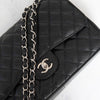 Chanel Black  Caviar Leather Jumbo Double Flap Classic Bag