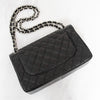 Chanel Black  Caviar Leather Jumbo Double Flap Classic Bag