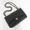 Chanel Black  Caviar Leather Jumbo Double Flap Classic Bag