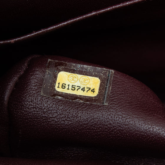 Chanel Black  Caviar Leather Jumbo Double Flap Classic Bag