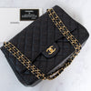 Chanel Jumbo Black Caviar Leather Double Flap Bag