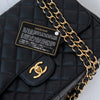 Chanel Jumbo Black Caviar Leather Double Flap Bag