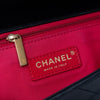 Chanel A Real Catch Black Leather Flap Bag