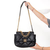 Chanel 19 Black Goatskin Leather Flap Bag
