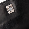 Chanel Vintage Black Multi Chain Chocolate Bar Quilted  Flap Bag