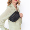 Chanel Black Caviar Quilted Business Affinity Belt Bum Bag