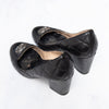 Chanel Black Boy Leather Heeled Pumps