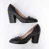 Chanel Black Boy Leather Heeled Pumps
