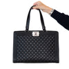 Chanel Boy Black Caviar Leather Tote Bag