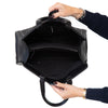 Chanel Boy Black Caviar Leather Tote Bag