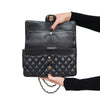 Chanel Black Caviar Leather  Medium Classic Double Flap Bag