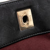 Chanel Black Chevron Statement Shopping Tote Leather Bag