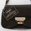 Chanel Vintage Black Chocolate Bar Leather Flap Bag