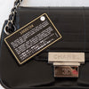 Chanel Vintage Black Chocolate Bar Leather Flap Bag