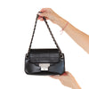 Chanel Vintage Black Chocolate Bar Leather Flap Bag