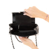 Chanel Vintage Black Chocolate Bar Leather Flap Bag