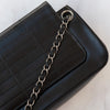 Chanel Vintage Black Chocolate Bar Leather Flap Bag